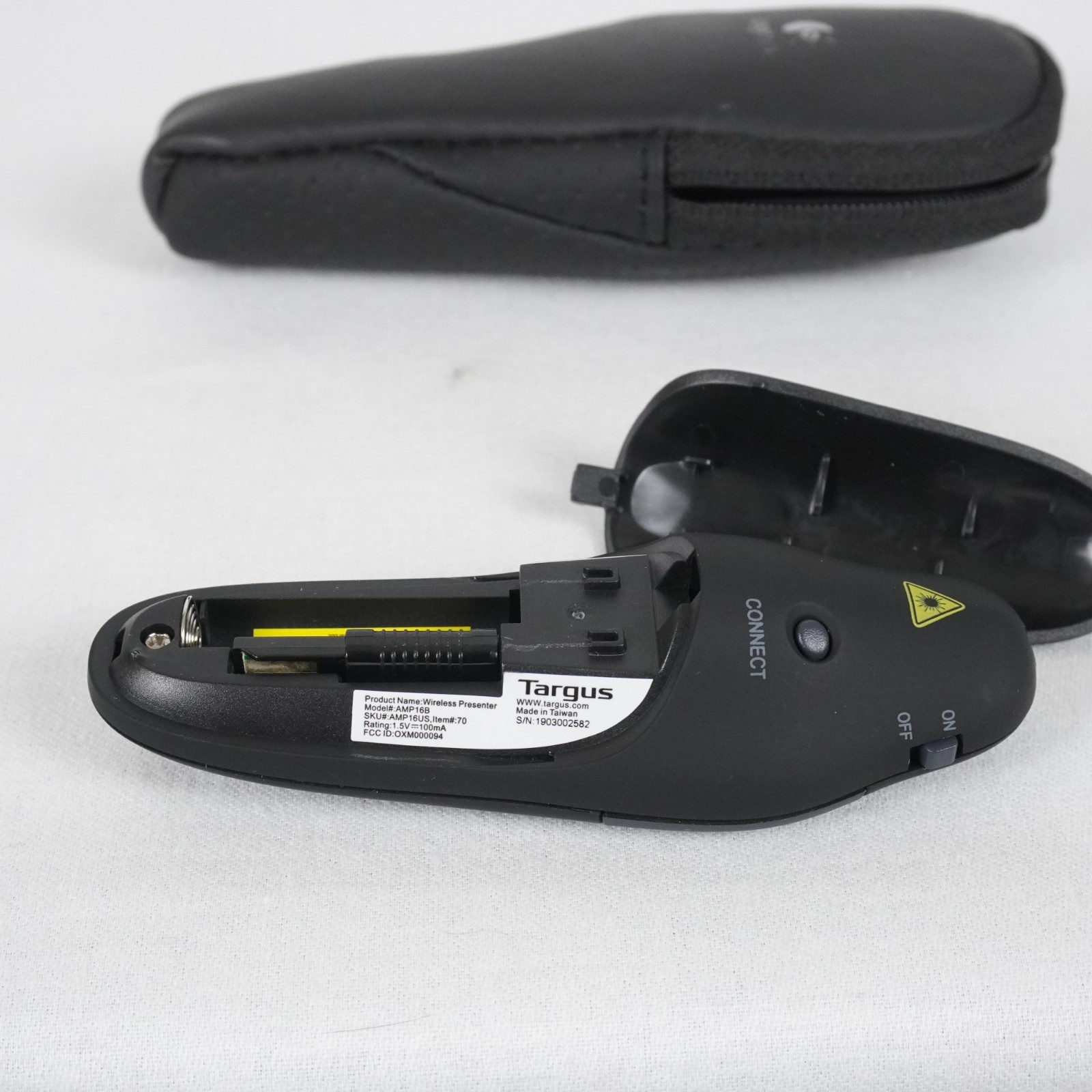 Targus Wireless USB Presenter Laser Pointer AMP16B Highlight Key Remote