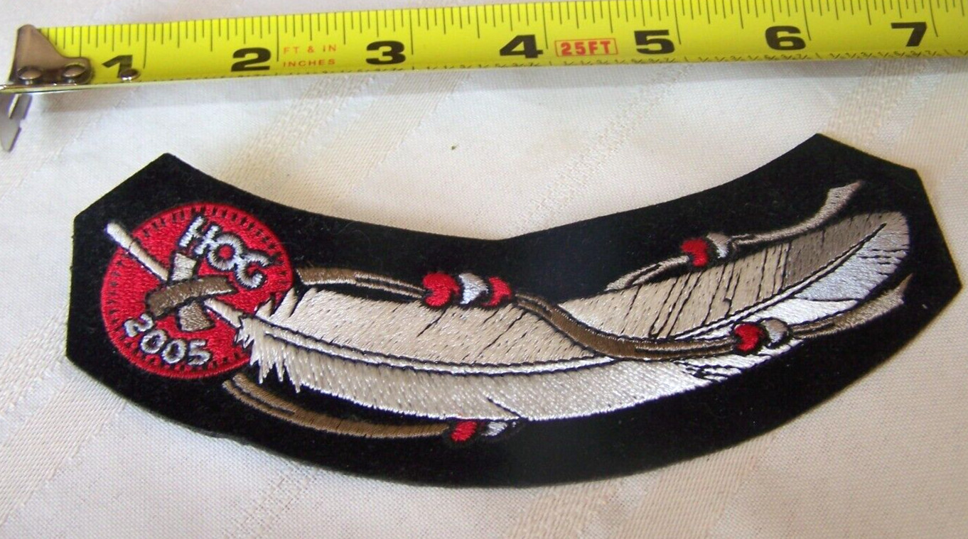 2005 Harley Davidson HOG Owners Group Rocker Patch MC