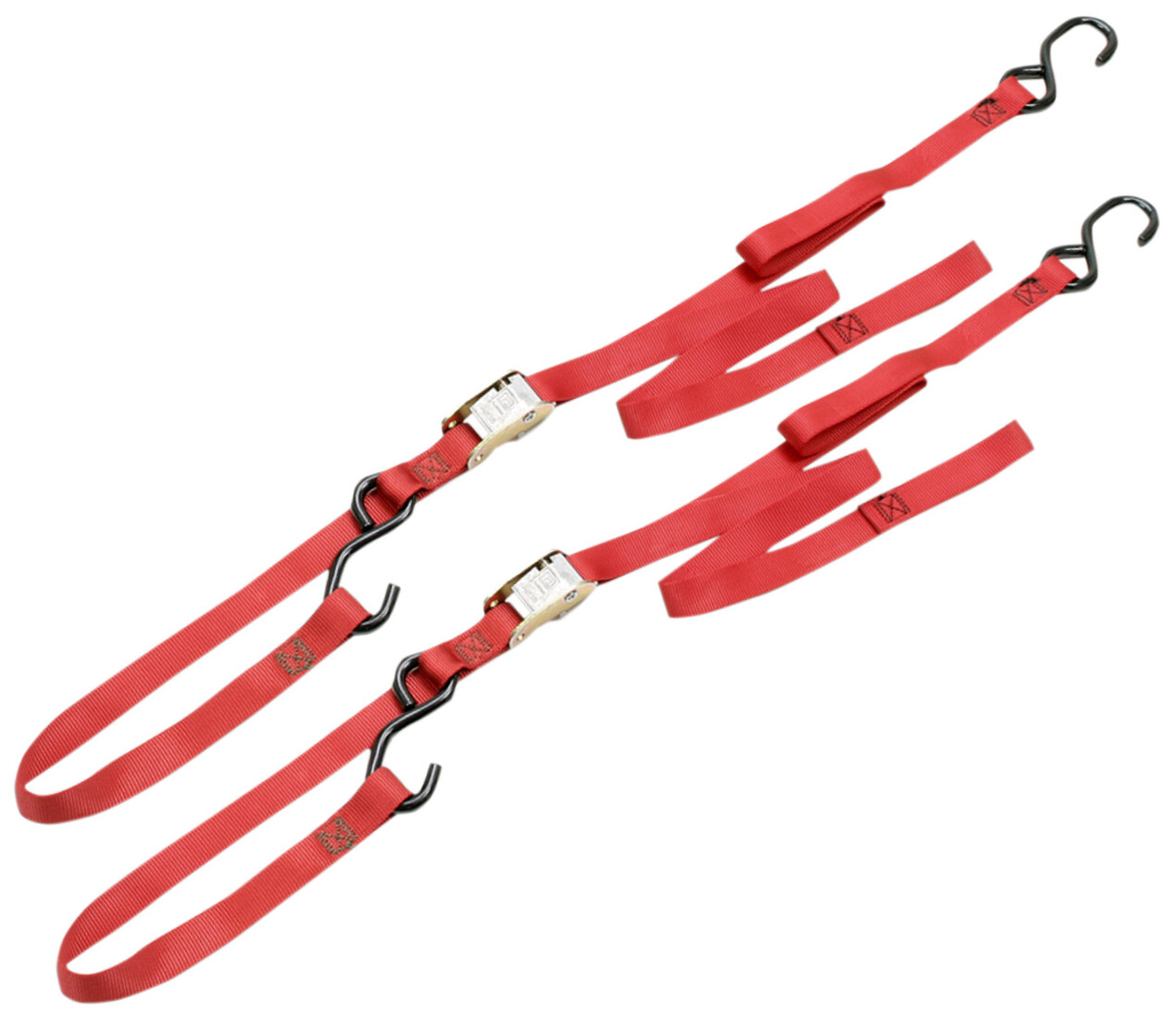 Ancra 1" x 69" Integra Red Tie Downs w/Soft Hooks 2-pack (49380-10)
