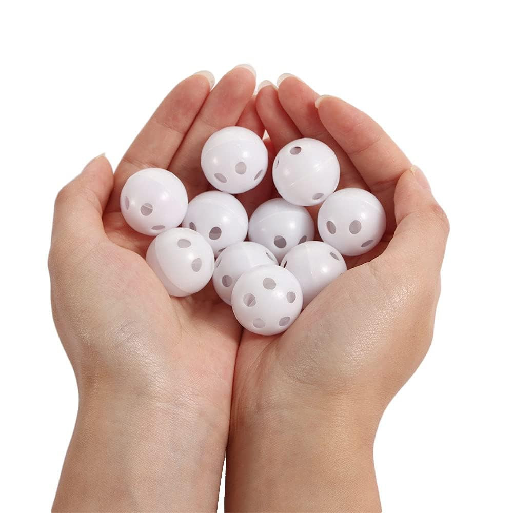 10 Pcs White Rattle Balls Inserts Rattle Box Repair Noise Maker Noise Maker Inse
