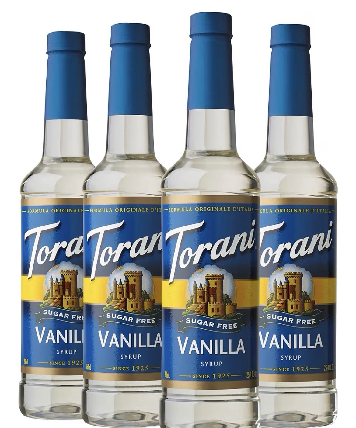 Vanilla Delight Sugar Free Syrup Set of Four Bottles [Fl]
