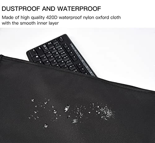 Keyboard Dust Cover for Universal Computer Keyboard, PC Bag Pouch Case for L