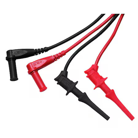 Triplett Tl20 Testleads, Blk/Rd, 300V, 18Awg, Pvc, 33/8Ft