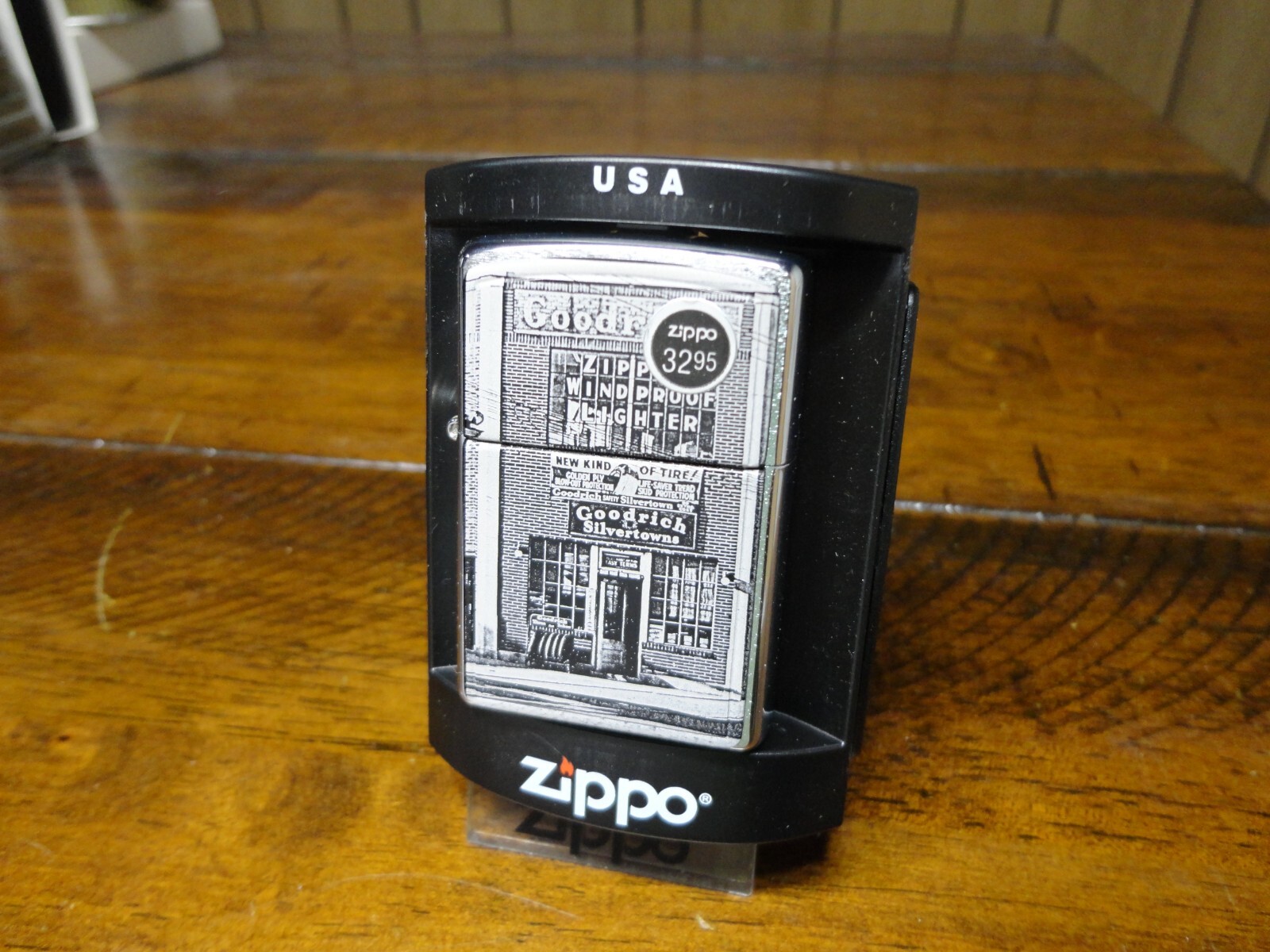 ZIPPO BIRTH OF AN ICON BLACK ANONDIZED ZIPPO LIGHTER MINT IN BOX 2004
