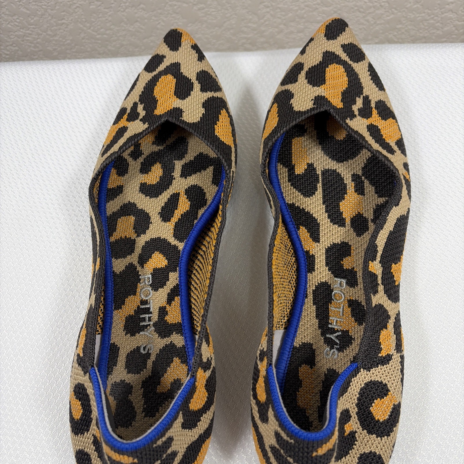 Rothy’s The Point Leopard Womens 10.5