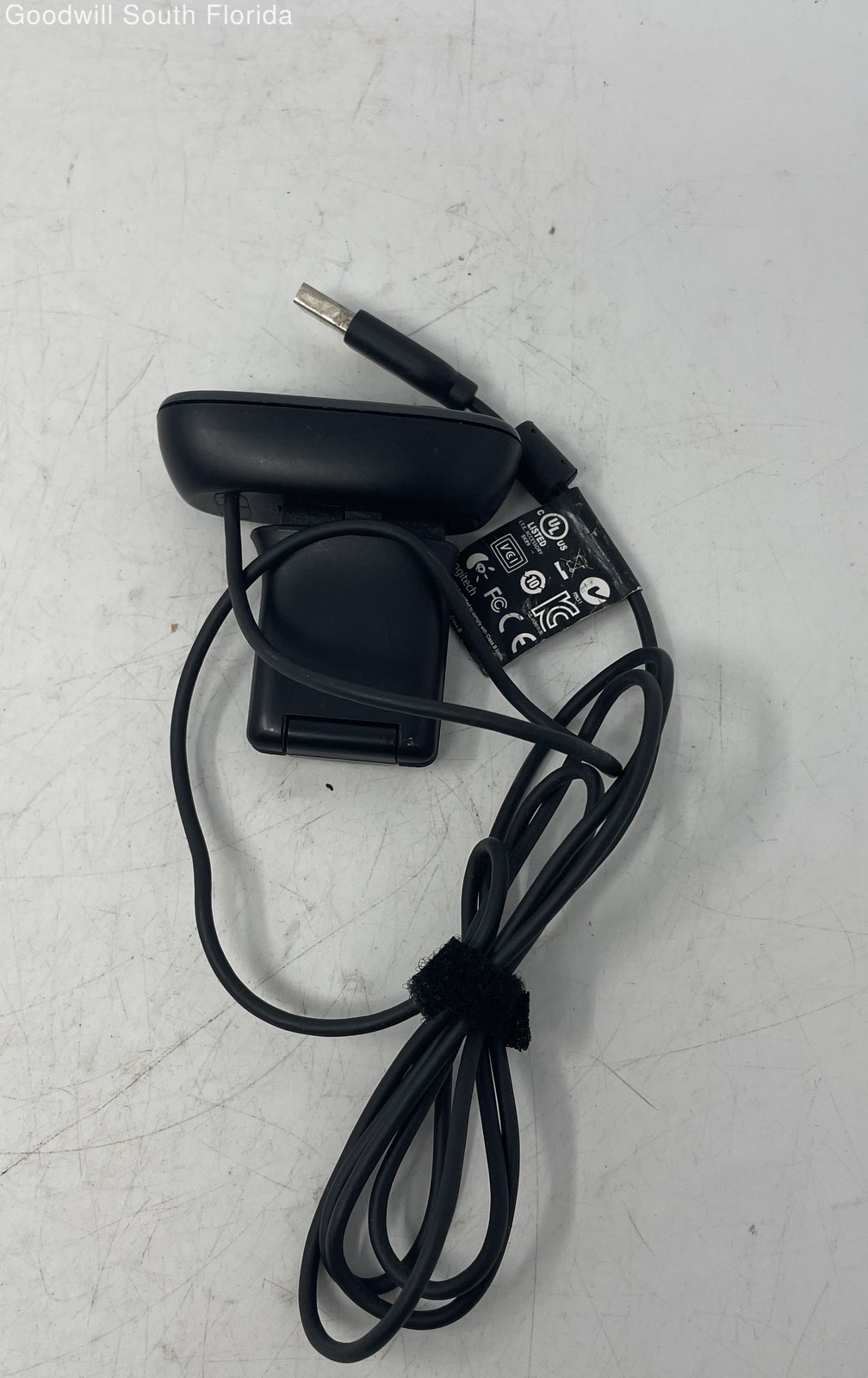 Logitech HD-720P Black USB Webcam Computer Camera Not Tested