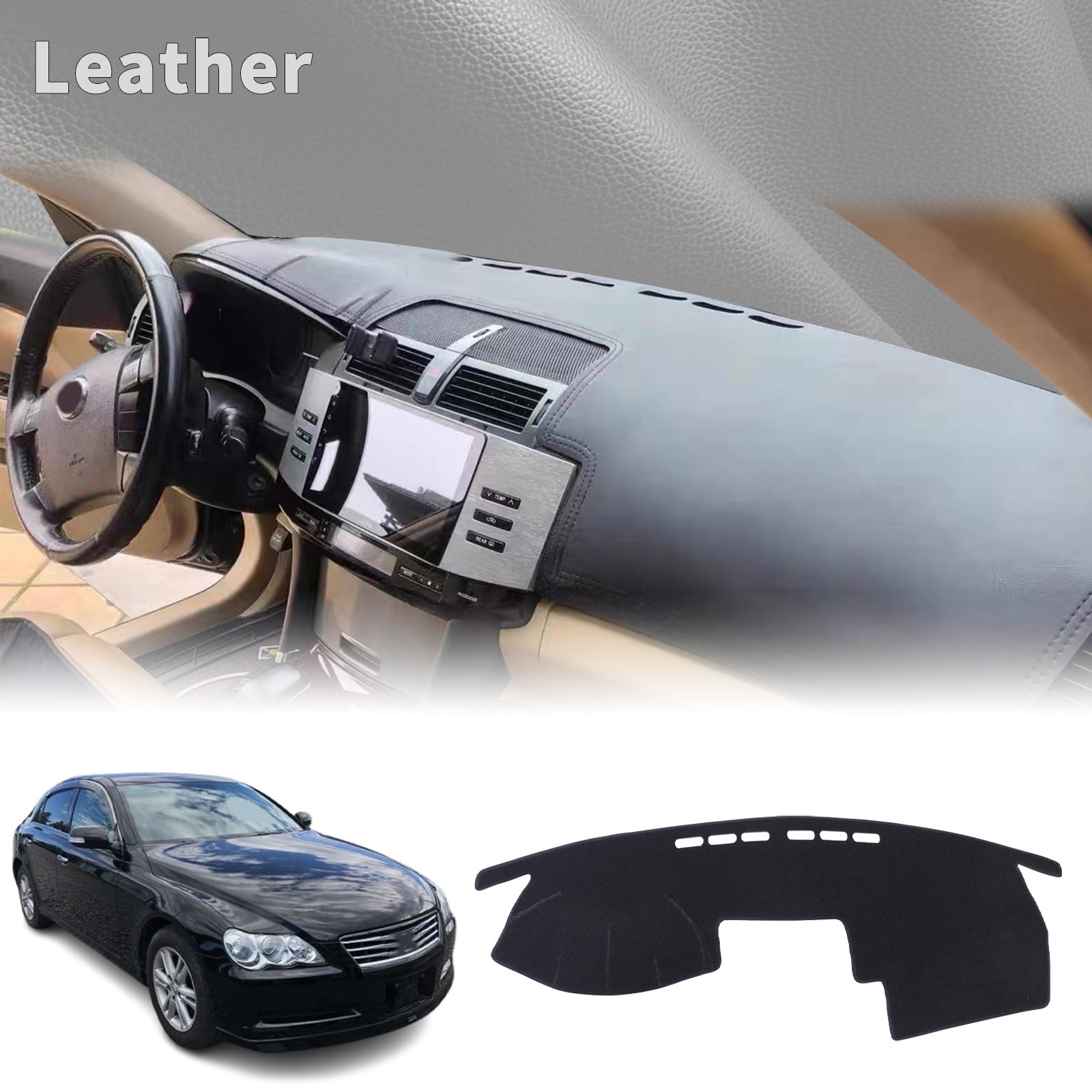 fit for Toyota Mark X 2004-2018 MARKX LHD Dashboard Pad dashmat Car Accessories