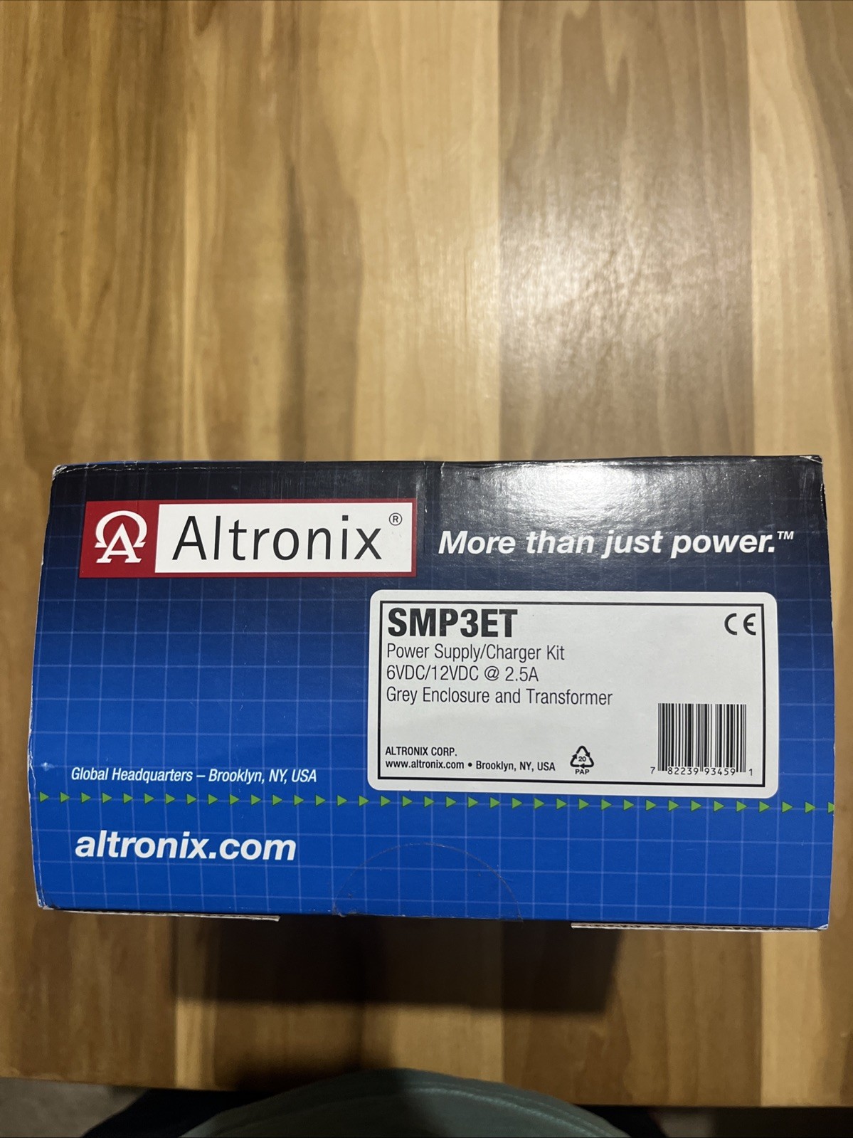 Altronix SMP3ET Power Supply Charger, 6/12vdc, 2.5A, Grey Enclosure, Transformer