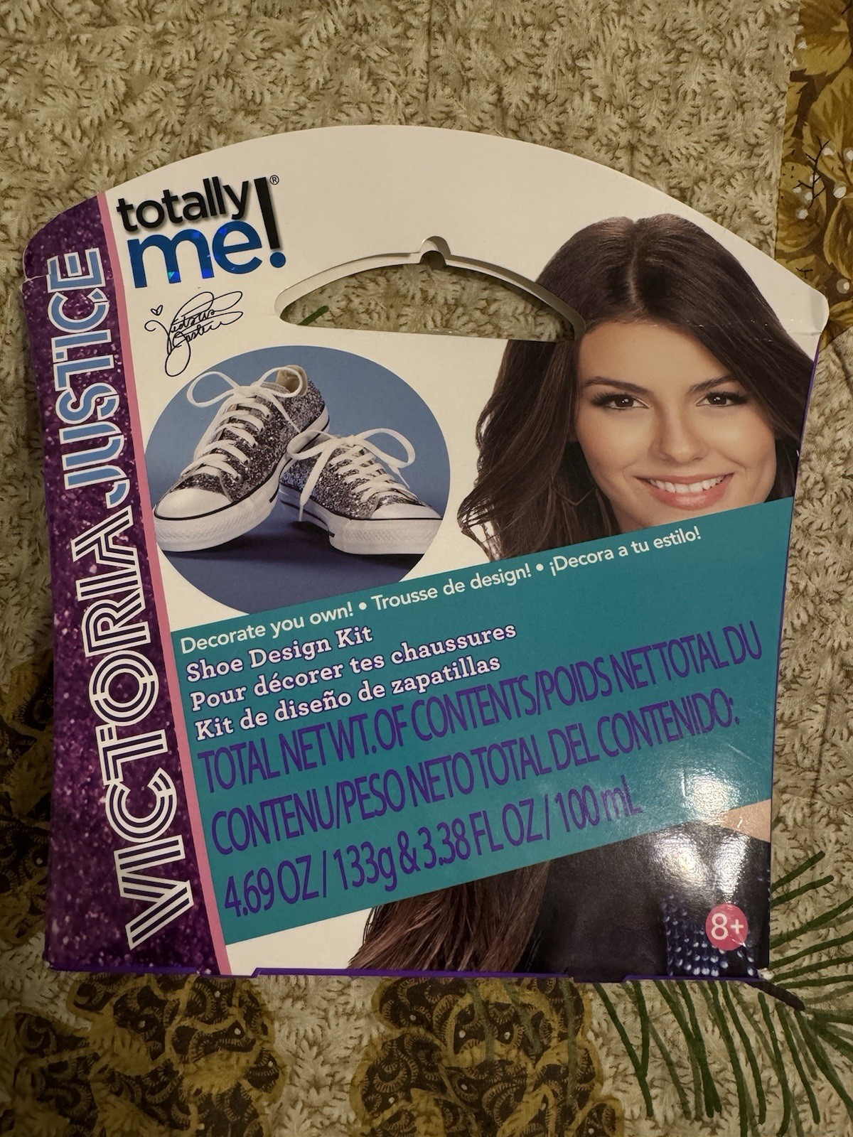Victoria Justice Totally Me! Shoe Design Kit, Decorate Craft, Toys R Us, New OB