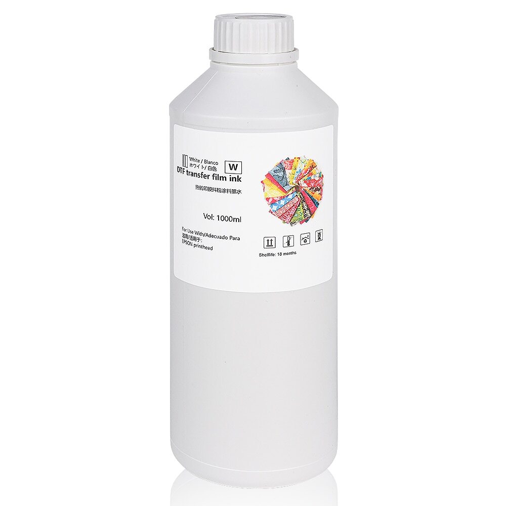 1000ML White DTF Ink For Epson L800 L805 L1800 R1390 1410 1430 4720 DTF Printers