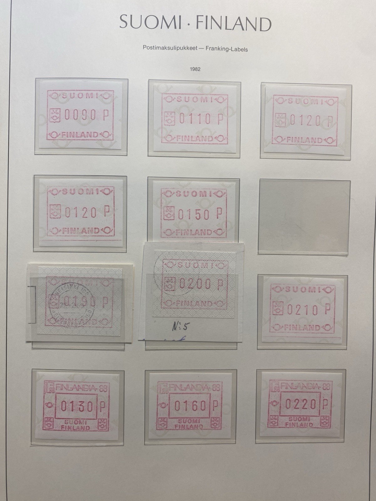 Finland 1856-1986 Stamp Collection in Lighthouse album(See Pics On Description)