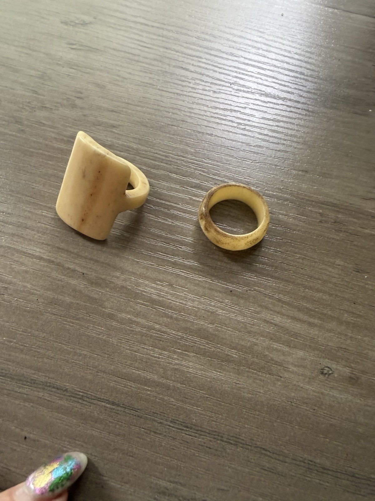 2 handmade Rings :  Dinka-style