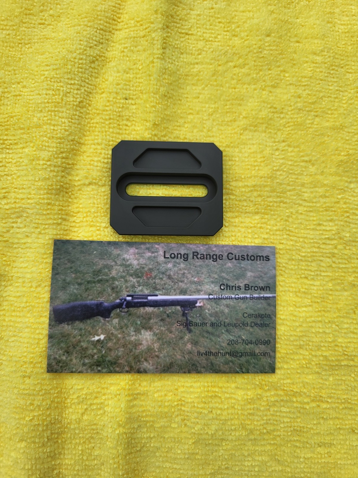 Small Arca rail, Made in USA, Aluminum