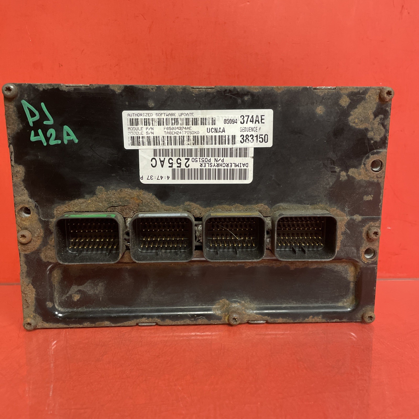 2008 Dodge Ram 1500 4.7L A/T Engine Computer P05094374AE ECU ECM Warranty