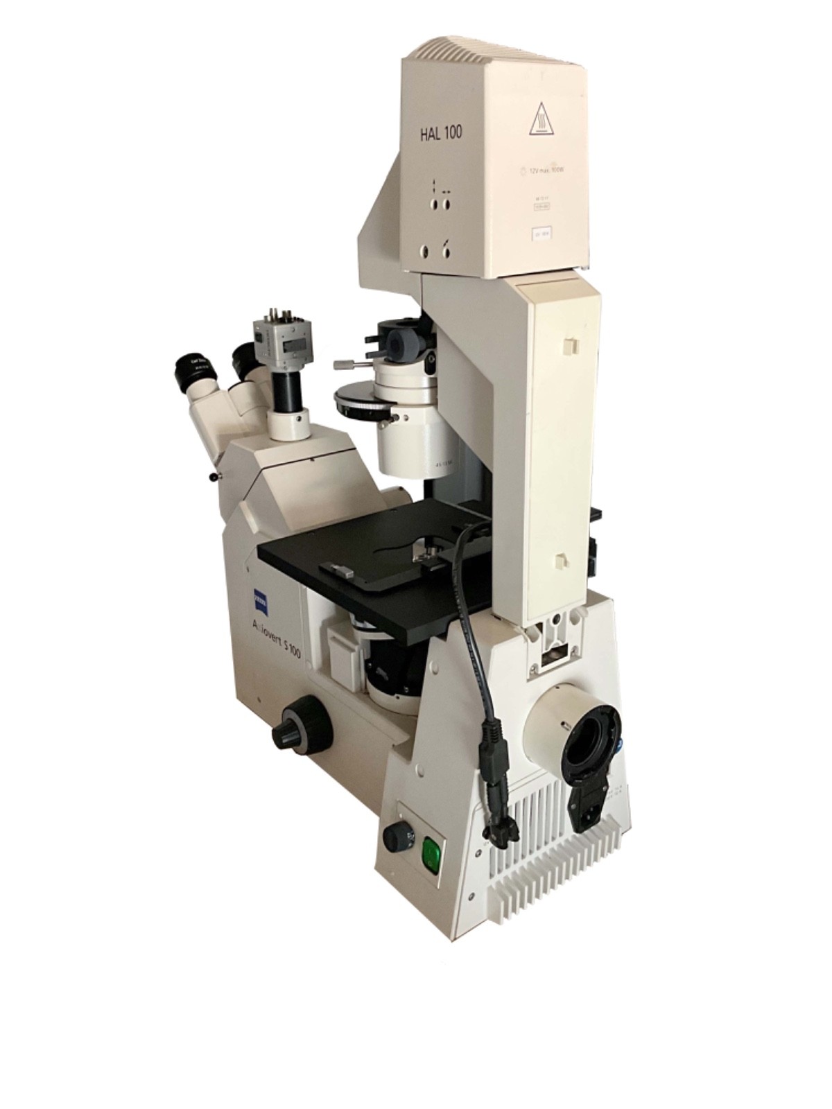 Zeiss Axiovert 100 Inverted Phase Contrast DIC Microscope