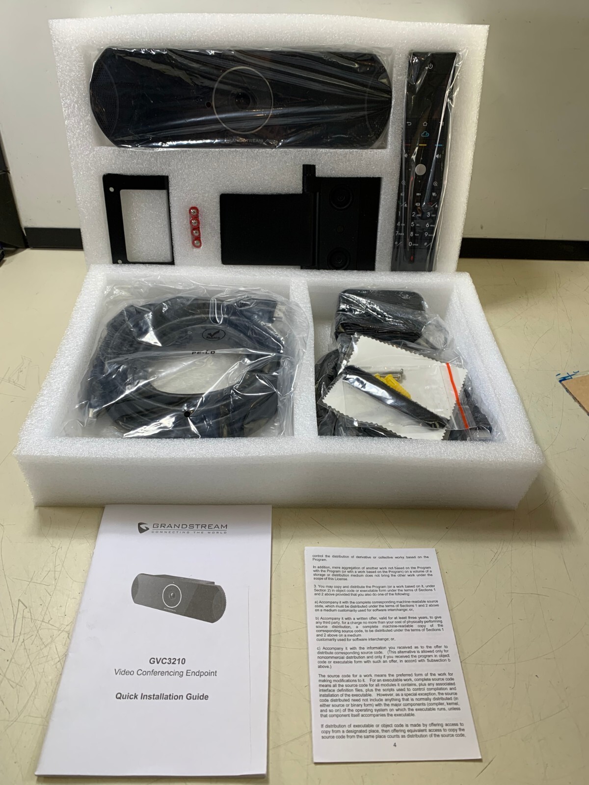 GRANDSTREAM GVC3210 ANDROID BASED 4K FULL HD VIDEO CONFERENCING SYSTEM