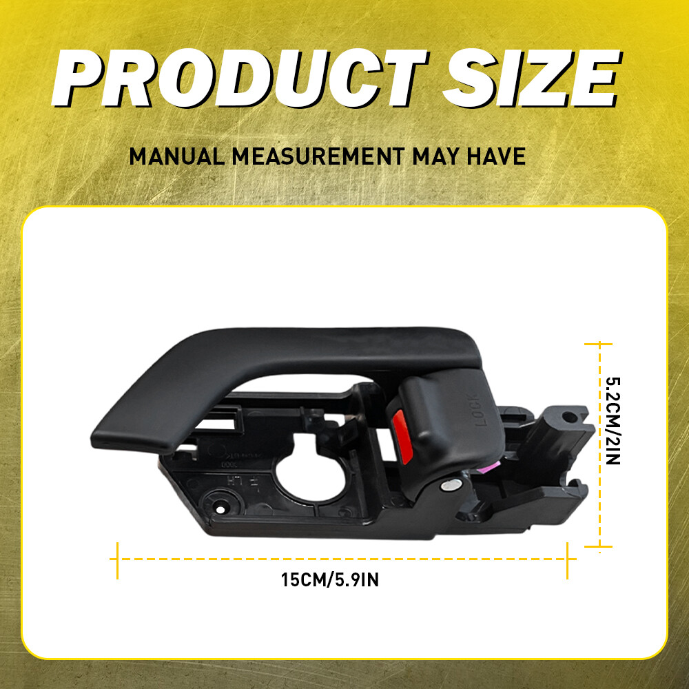 Pair For Hyundai Tiburon 03-08 Side Inside Interior Door Handle Front Right Left