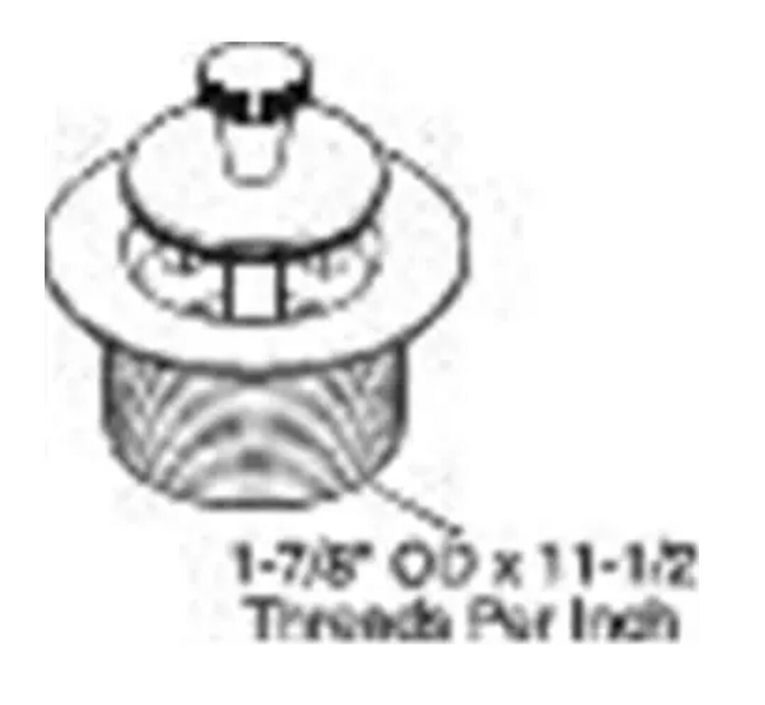 Lift And Turn Tub Bathtub Drain Stop Assembly CHROME PLATED 1-7/8" OD 1-1/2" ID
