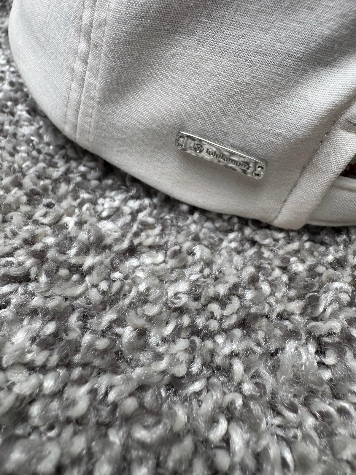Lululemon Baller Hat Cap Strapback One Size White Adjustable Logo Solf Shell