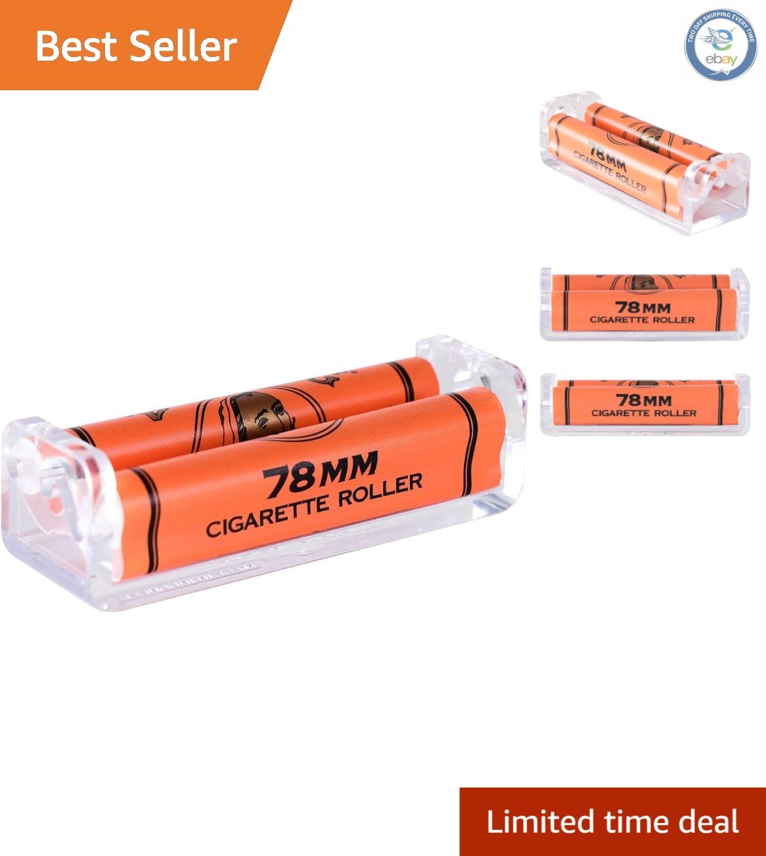 78mm Cigarette Roller - Compact and Durable for Effortless Rolling