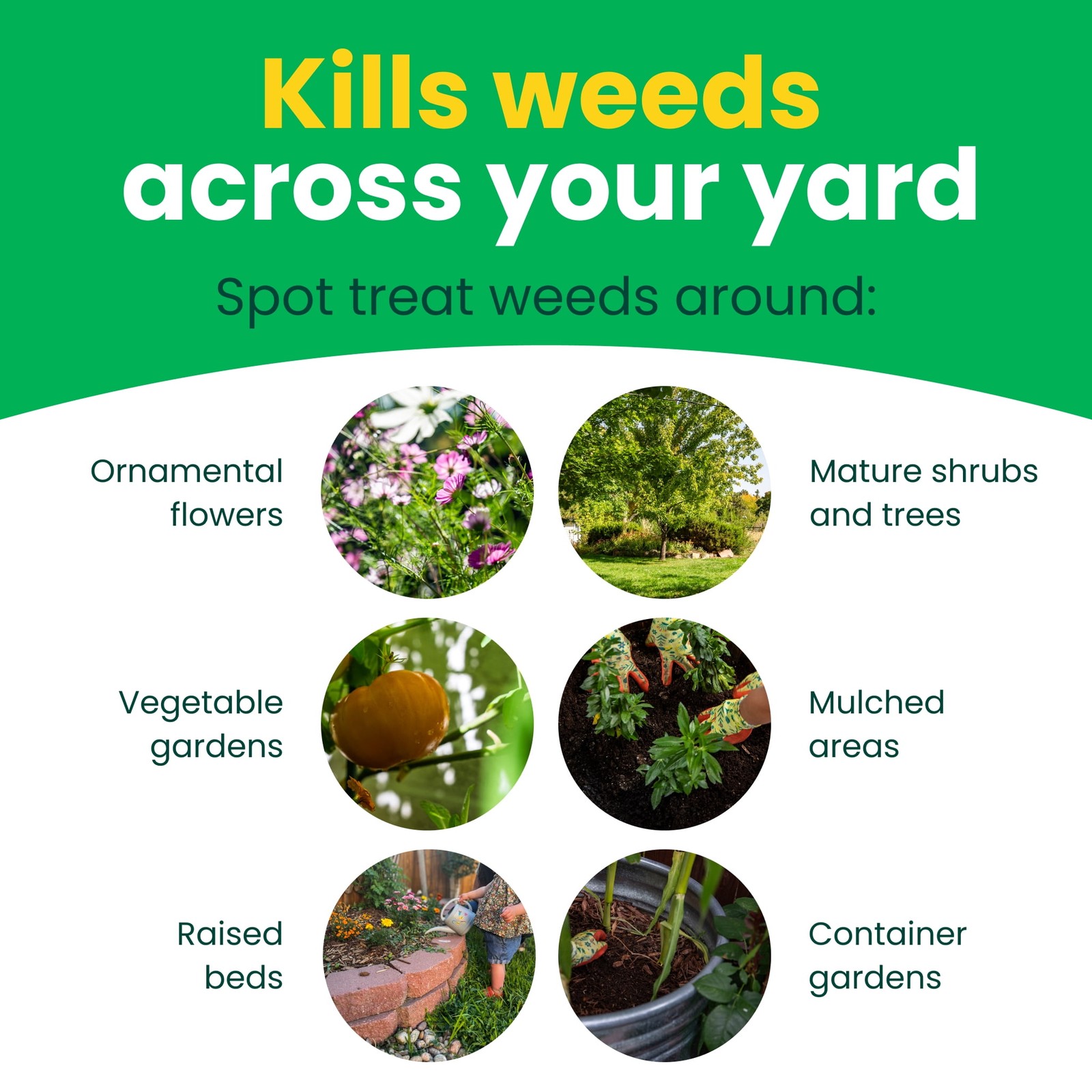 Weed&Grass Killer, Non-Selective Herbicide,OMRI Listed,Ready-to-Use Spray,32floz