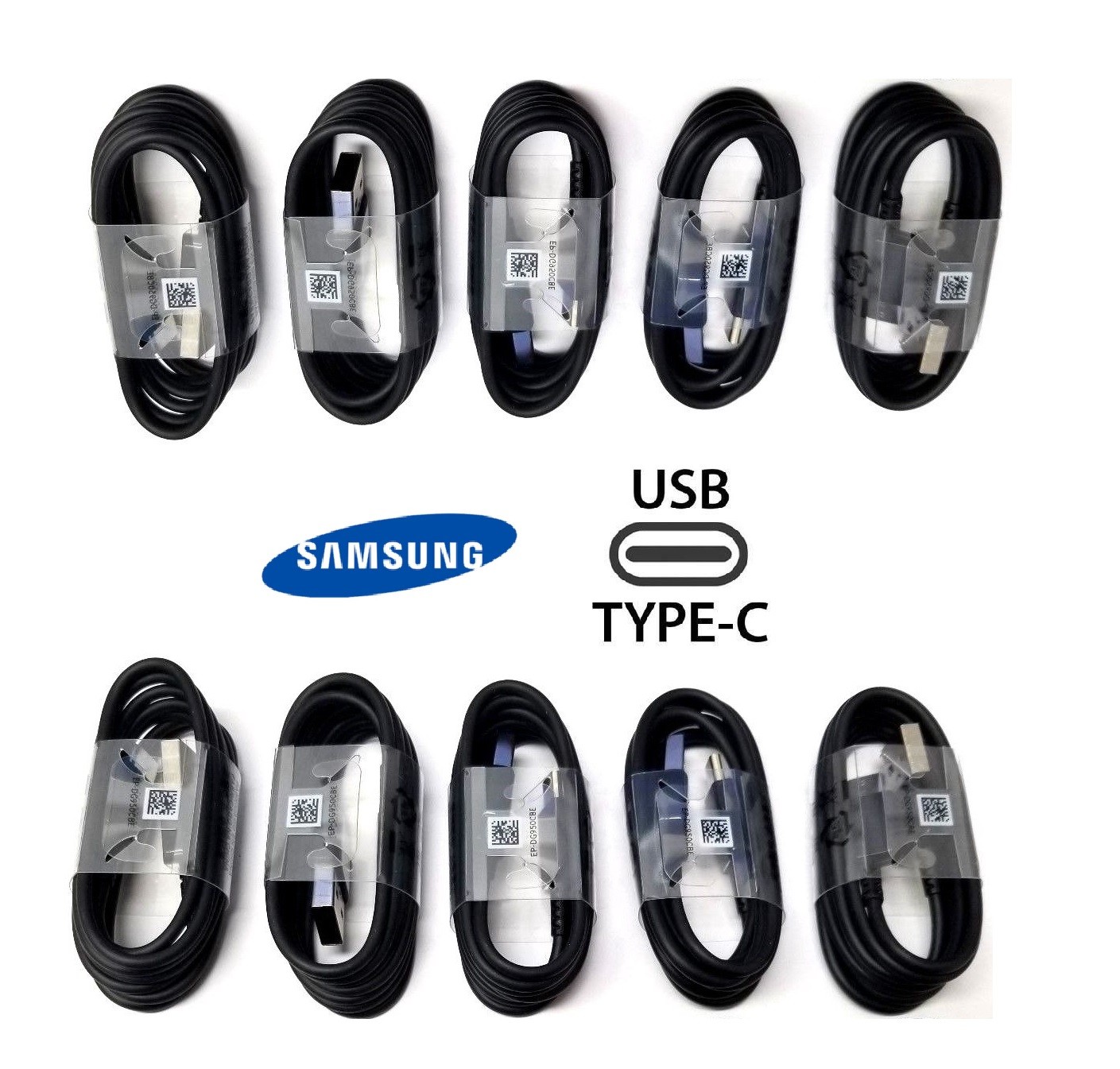 Samsung USB-C Cables USB Type C Fast Charge Data EP-DG950CBE OEM Bulk LOT