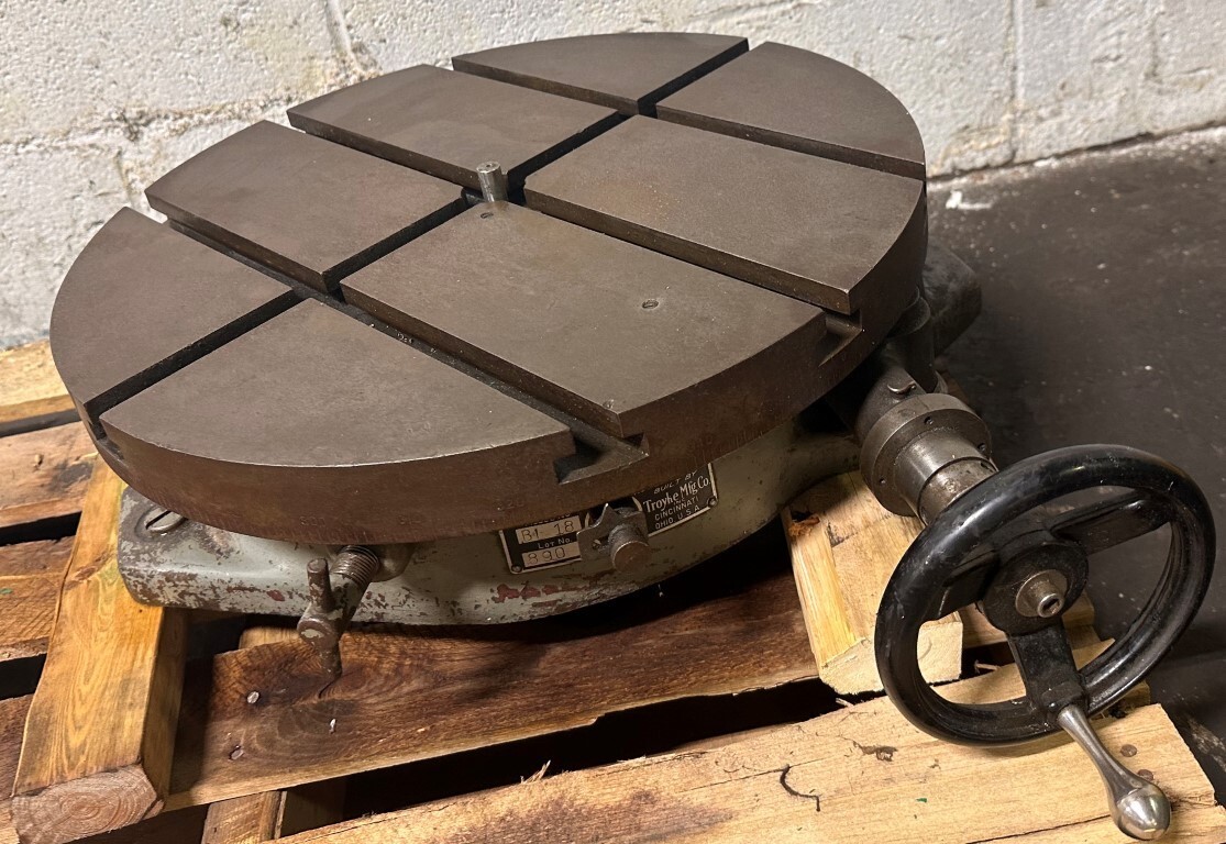 TROYKE #B1-18 18" ROTARY TABLE