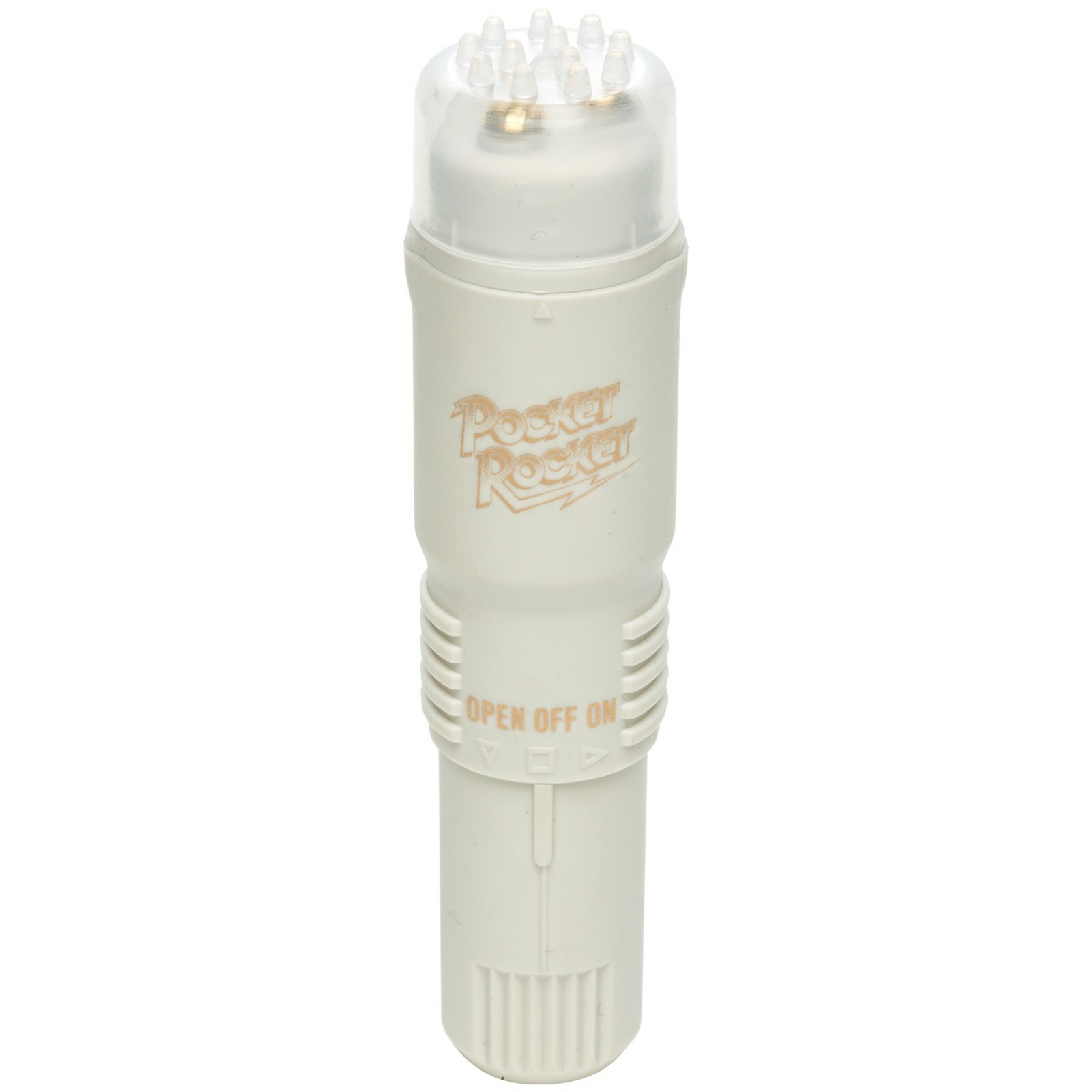 Doc Johnson Original Pocket Rocket White - Mini Clitoral Vibrator Vibe