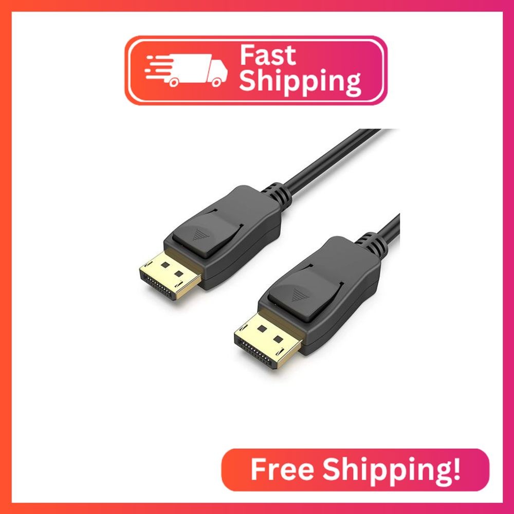 Kado DisplayPort Cable 5ft, High Speed 8K 60Hz, 4K 144Hz, 2K 240Hz 165Hz 144Hz D