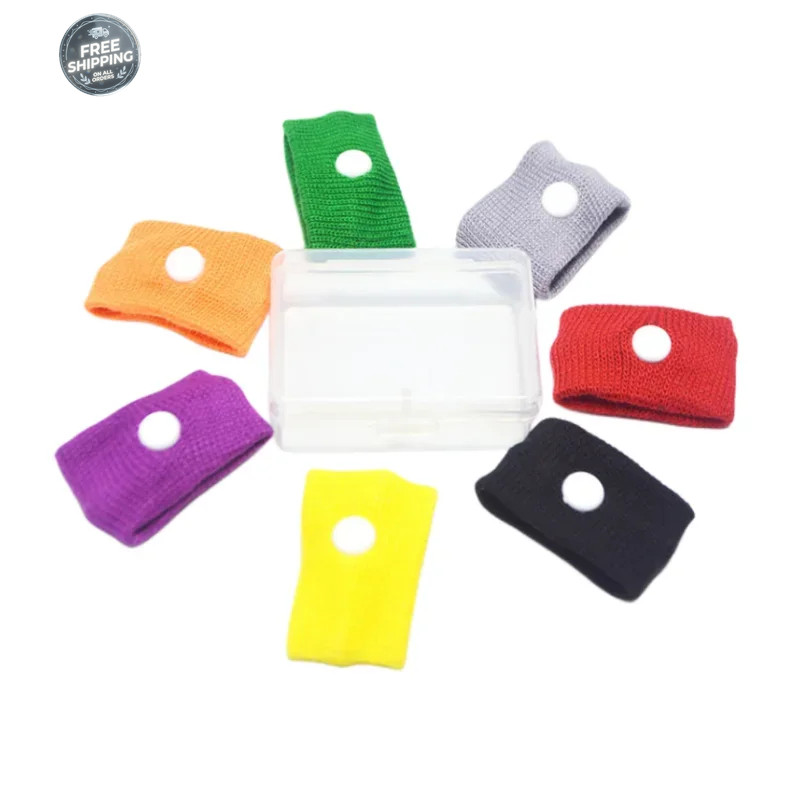 pair of Anti Nausea Morning Sickness Motion Travel Sick Wrist Bands Car Van Sea