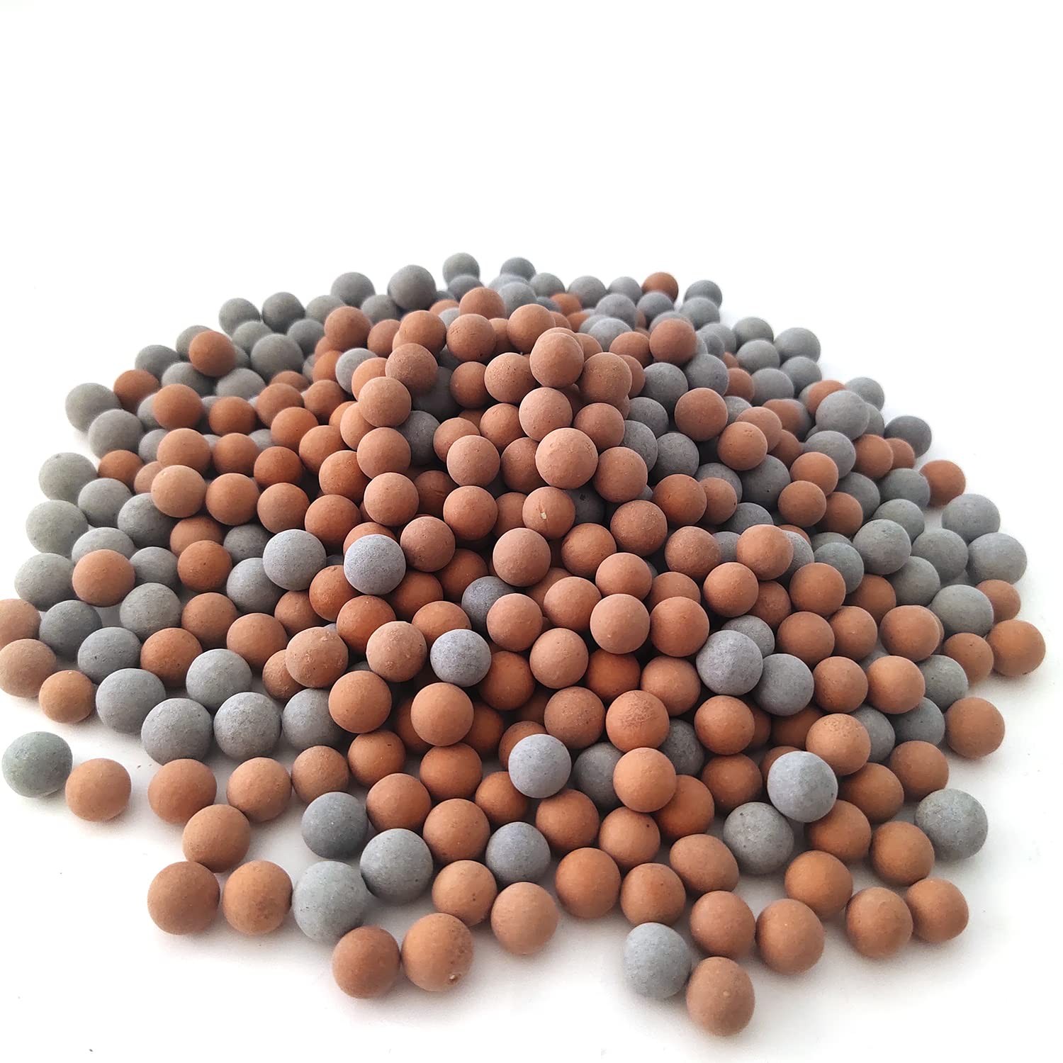 200pcs Mineral Balls for Shrimp Tank - Aquascape Substrate to Gray,Orange