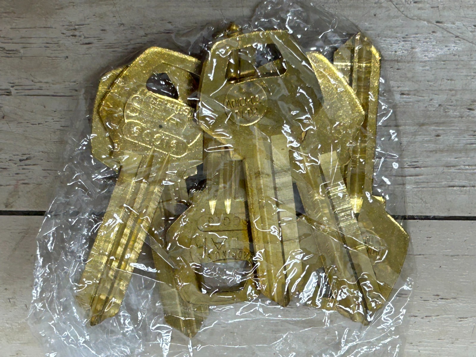 STAR Locksmith Supplies Brass 6COI6 Key Blanks Set Of 6 Made In USA NOS
