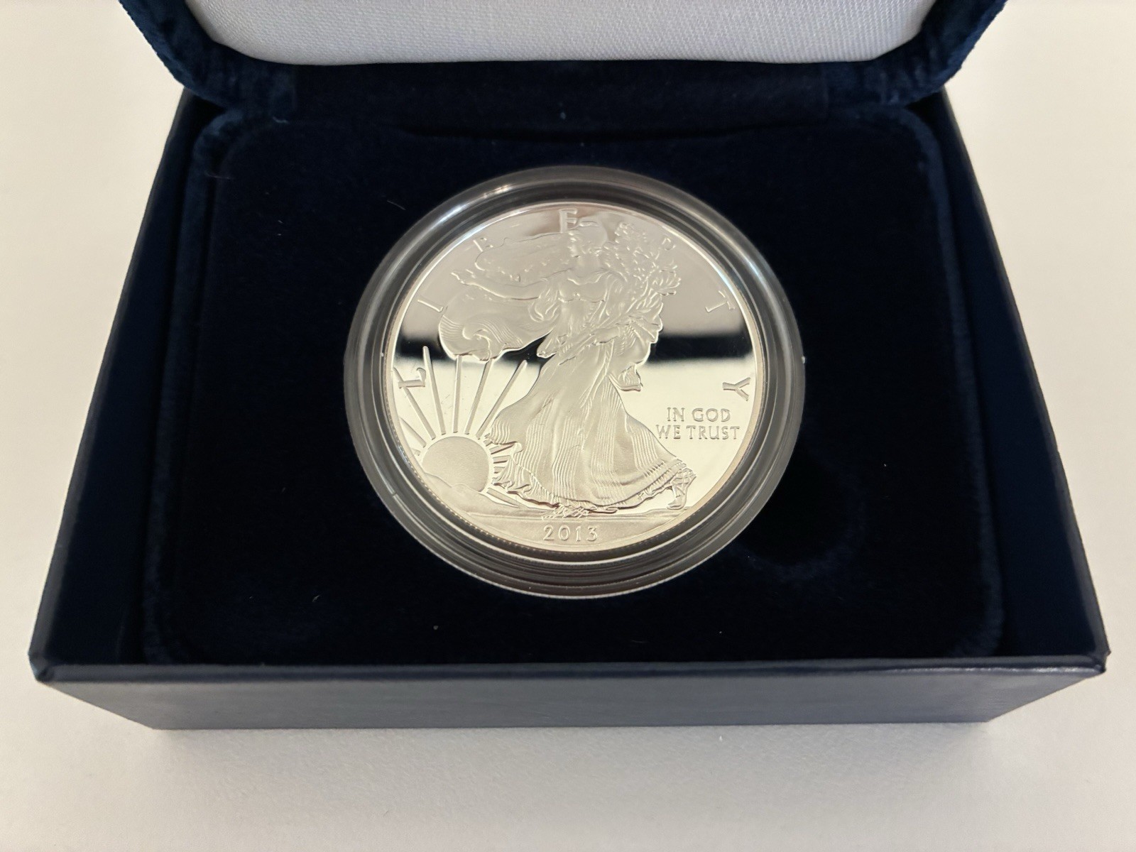 American Eagle 2013 $1 Silver Proof Coin Uncirculated with Box & Certificate