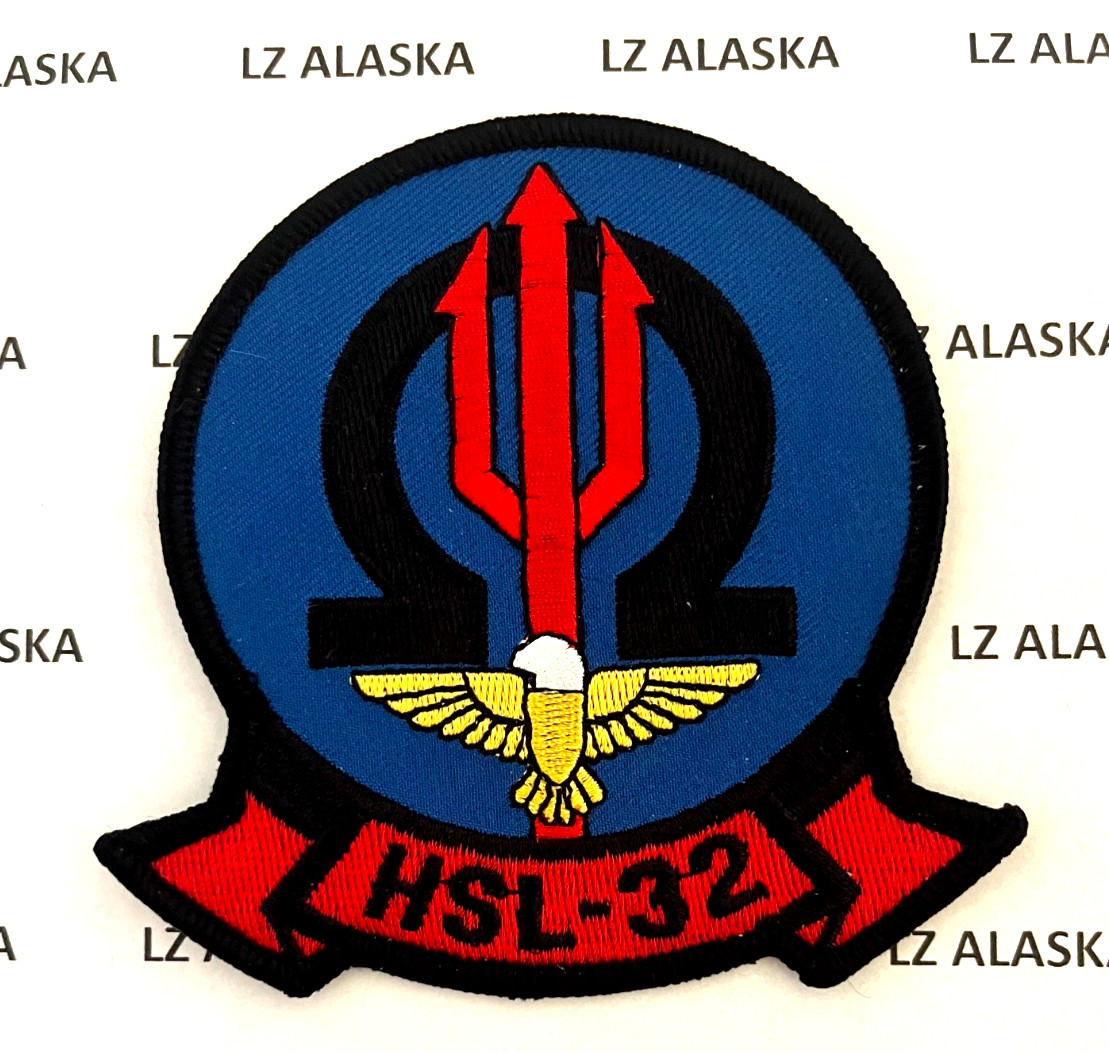 US NAVY HSL-32 INVADERS HELICOPTER ANTISUBMARINE LIGHT SQ 1973-94 PATCH N19