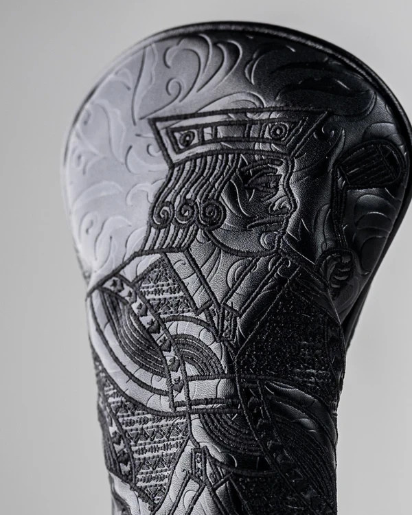 Pins & Aces Authentic Blackout Jack of Spades Rescue/Hybrid Head Cover