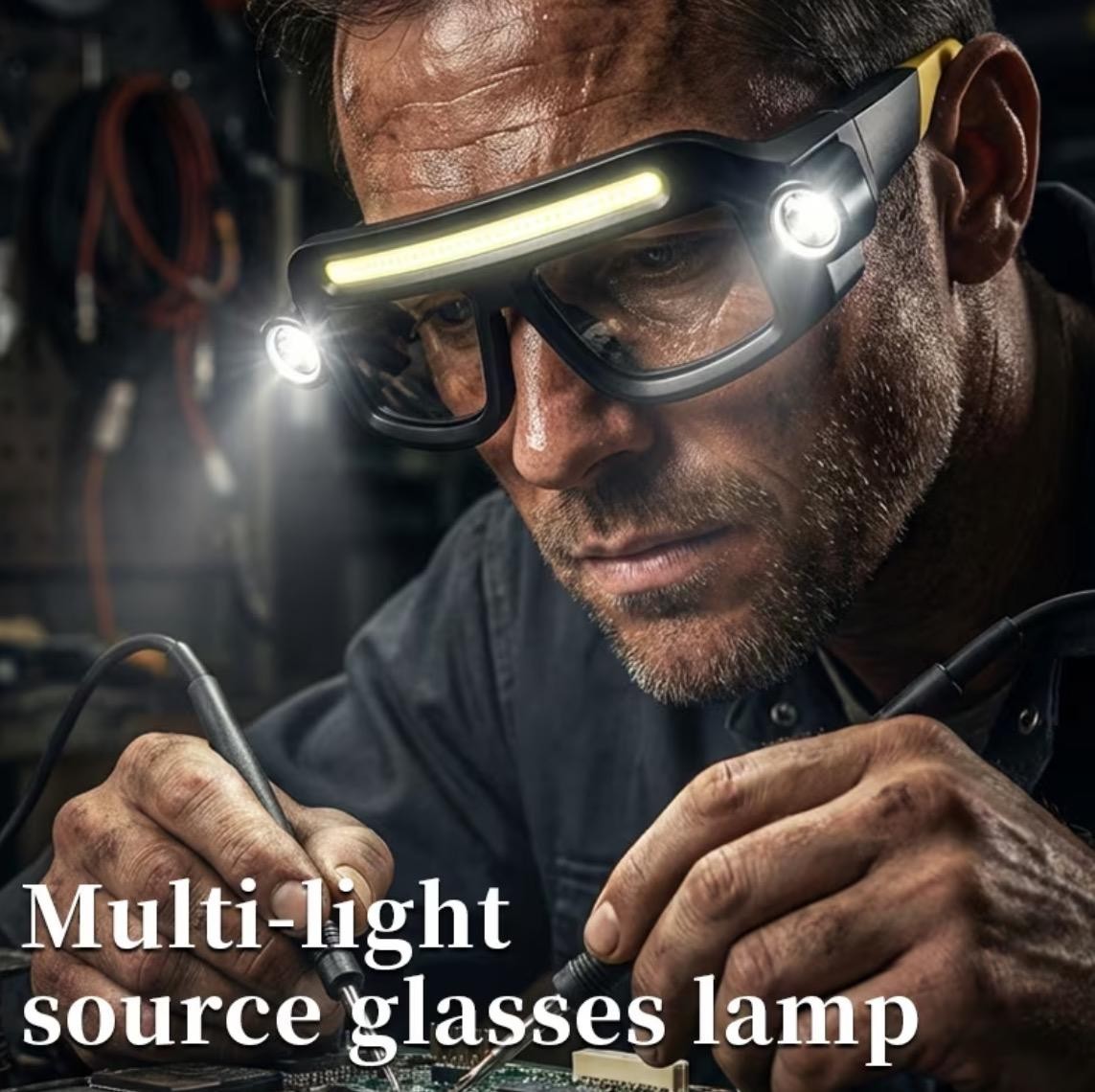 Multifunctional Eyewear Light With USB Charging