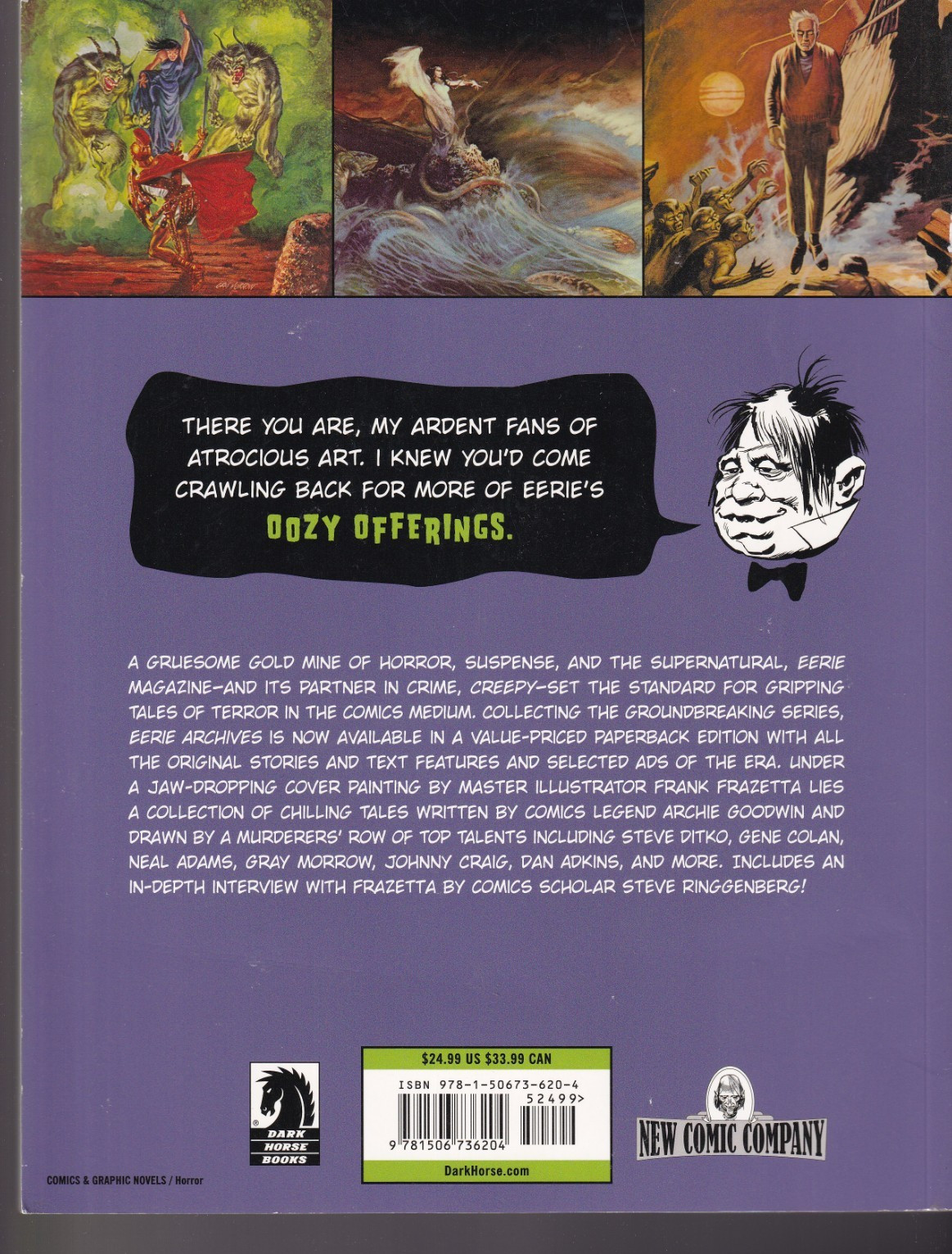EERIE ARCHIVES #2 COLLECTING EERIE 6-10 (Dark Horse Comics 2023 Softcover){X11}
