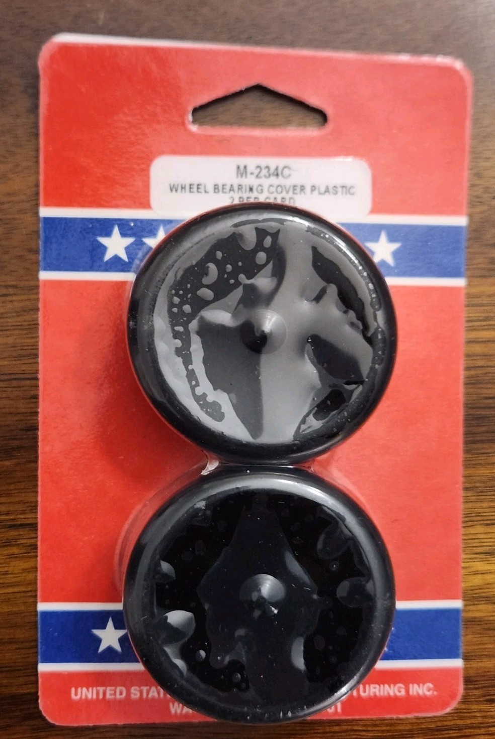USH 1.98 Inch Bearing Cover Bearing Rubber Caps Trailer Wheel Hub Dust M-234C