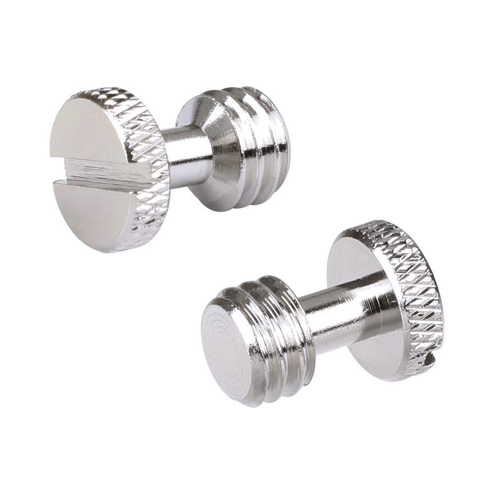 Camera Screw with 1/4"-20 & 3/8"-16 for Quick Release 1, Silver