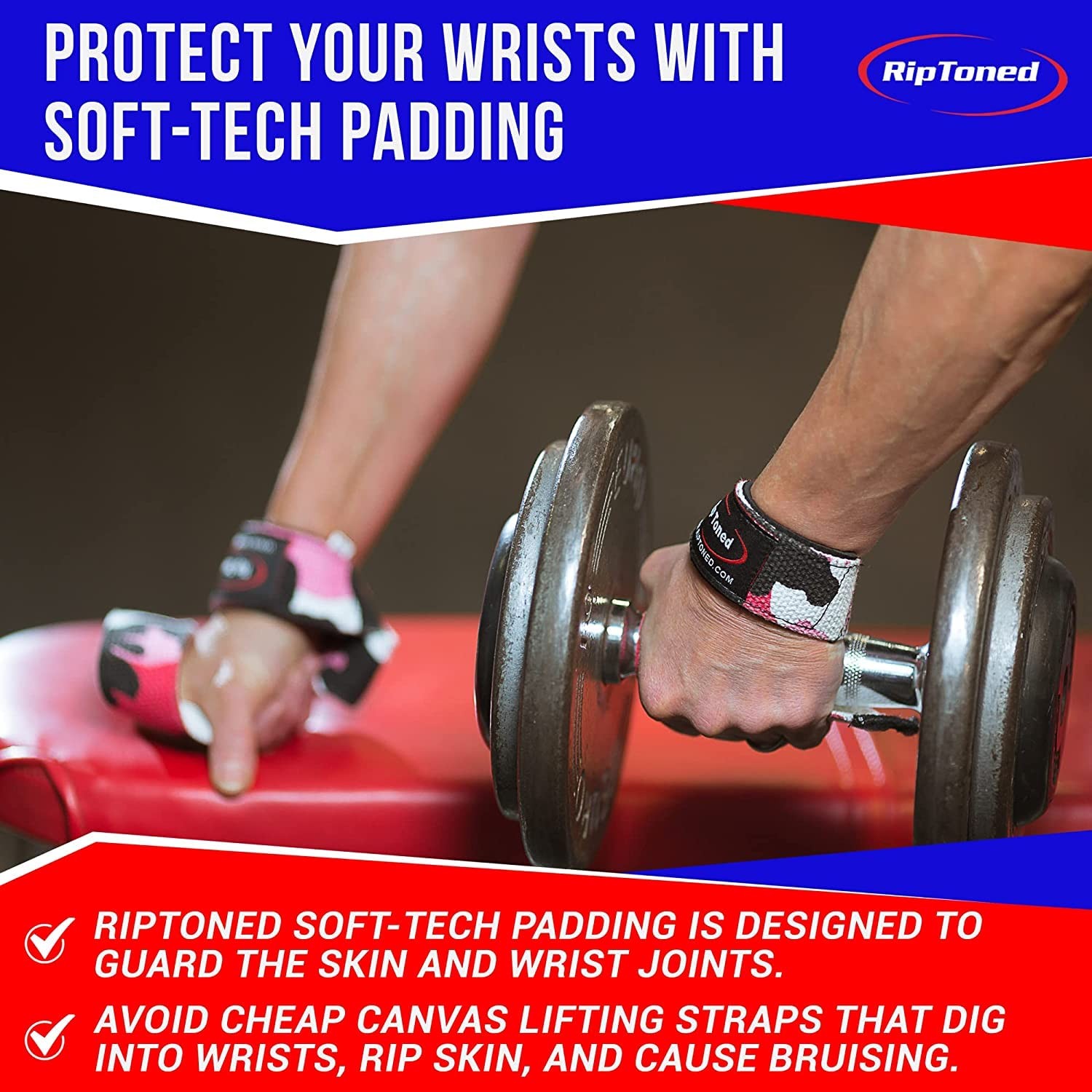 Performance Wrist Straps for Weightlifting – 23" Padded Lifting Straps for Me...