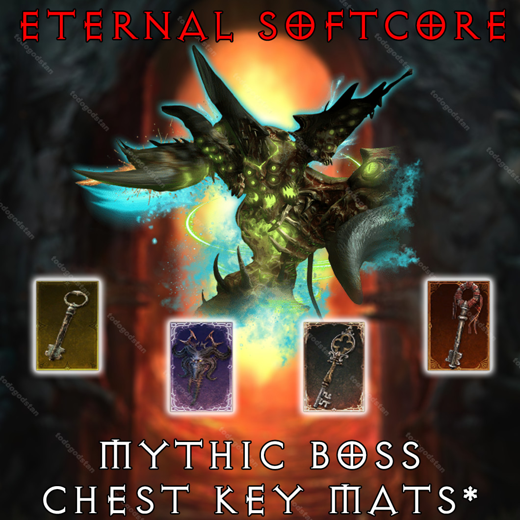 Diablo 4 💥 ETERNAL REALM 💥 Mephisto Crux | Belial | Boss Mats | ALL BOSSES