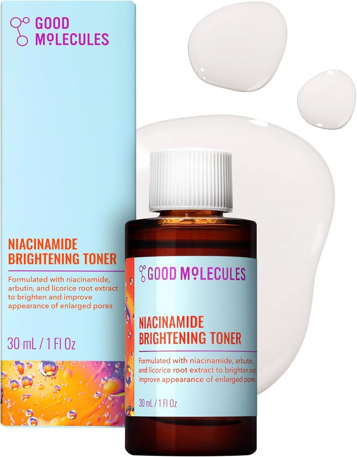 Good Molecules Niacinamide Brightening Toner - Toner for Face with Niacinamide a