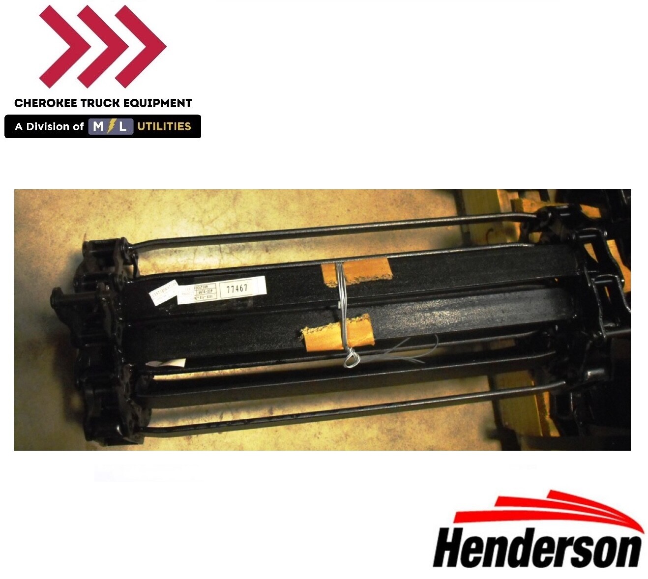 Henderson 77467, CHAIN, WLDT, D667X,22L,21.13CL .25 X 1.5 BARS For FSH SPREADERS