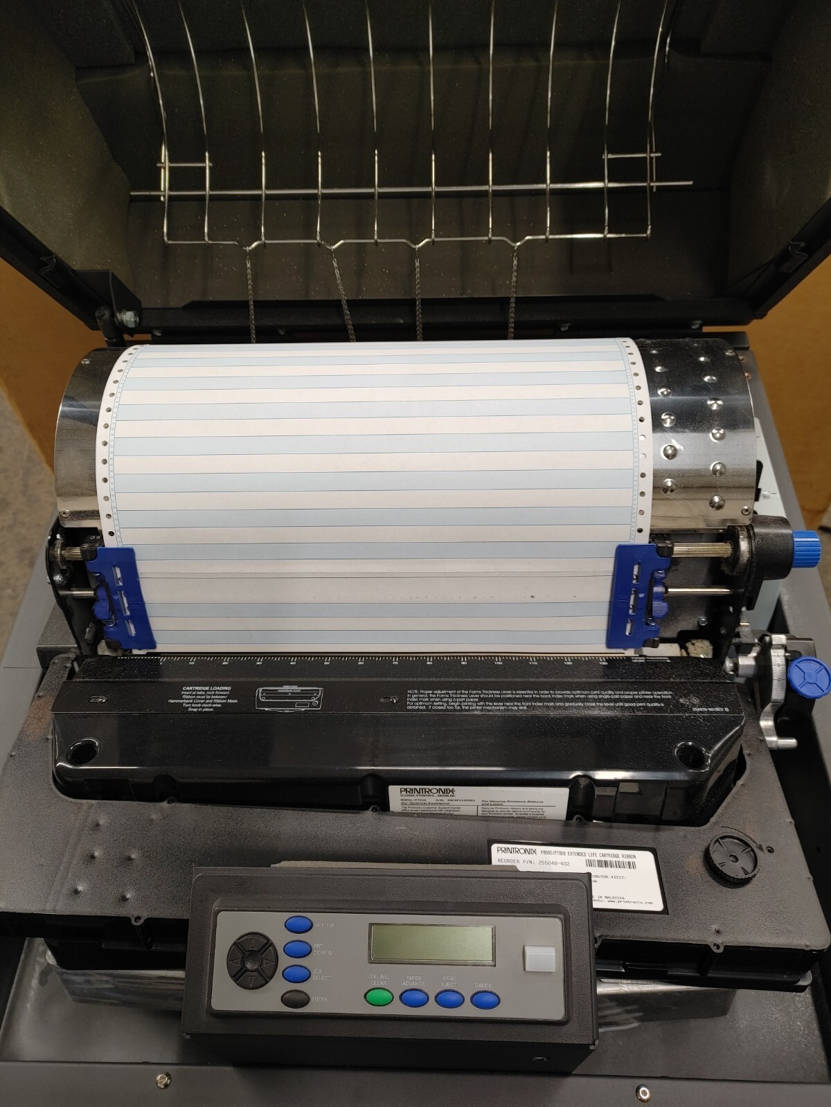 Printronix PSA3 P7210 Cabinet Cartridge Line Matrix Printer