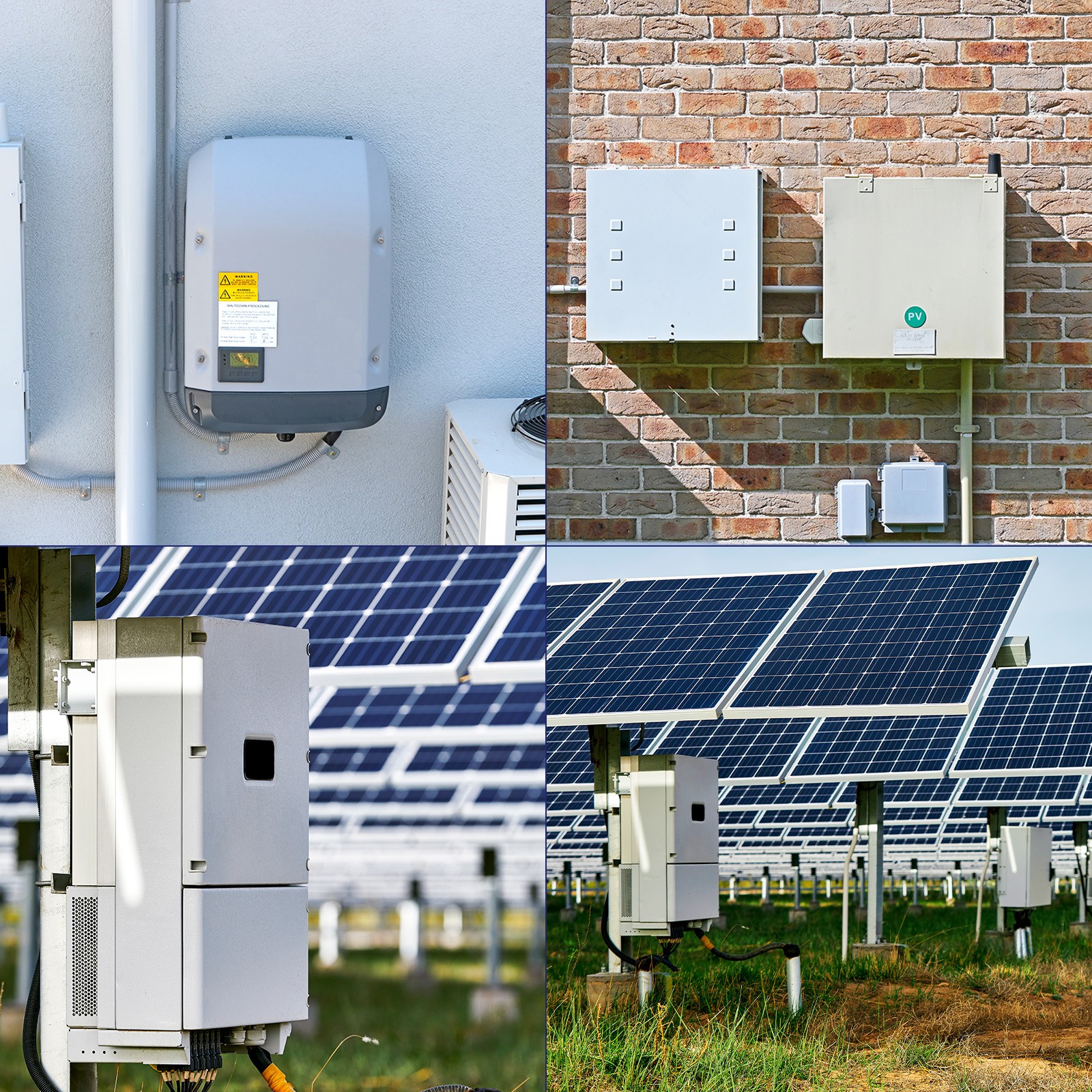 4 String Metal Solar Combiner Box PV Combiner Box With 15A Rated Current Fuse
