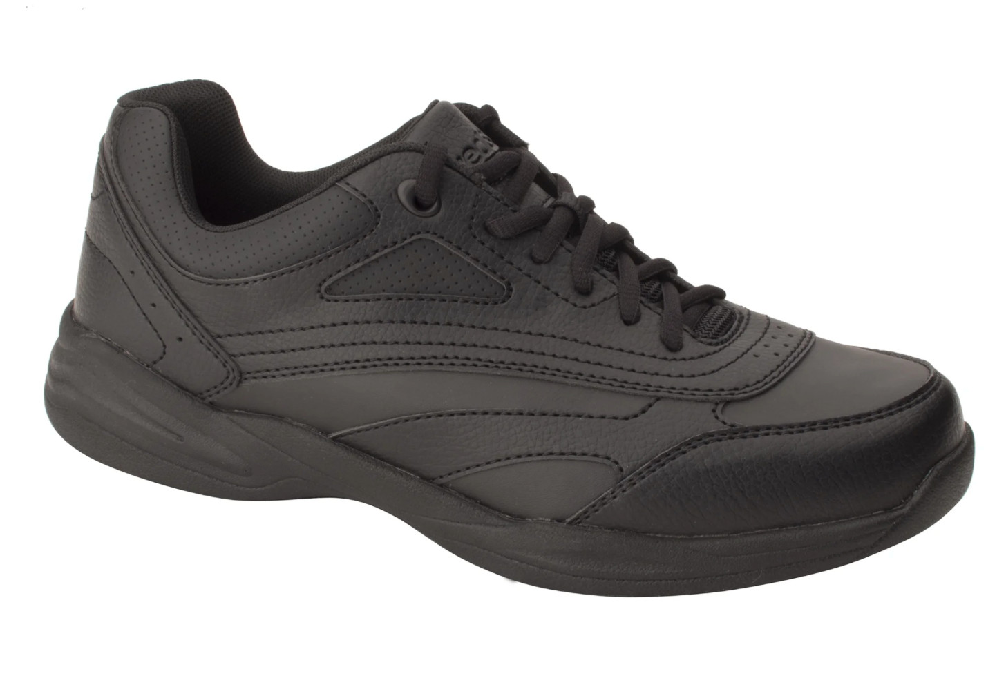 TredSafe Men’s Slip Resistant Work Shoes Black Size 9 Wide Width 9W Comfort
