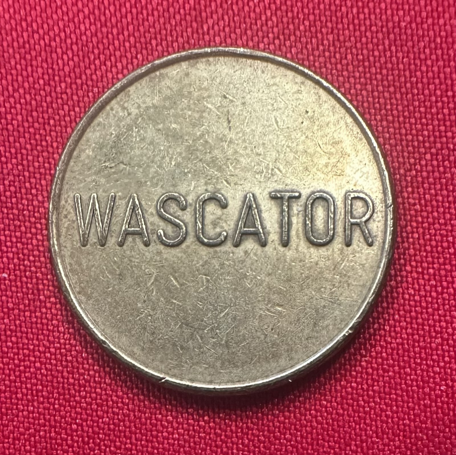 Token Wascator Laundry token, Denmark. 19mm