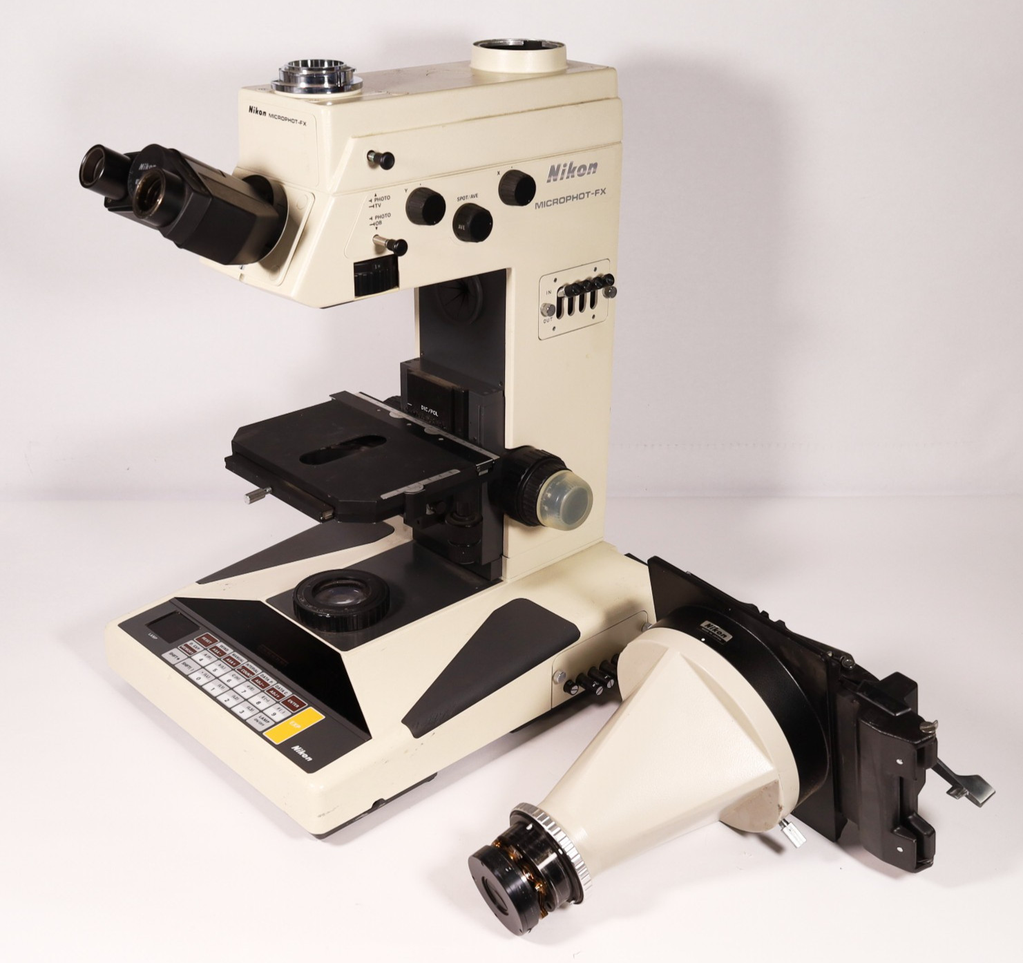Nikon Mirophot-FX Microscope with Stage and Binocular Head