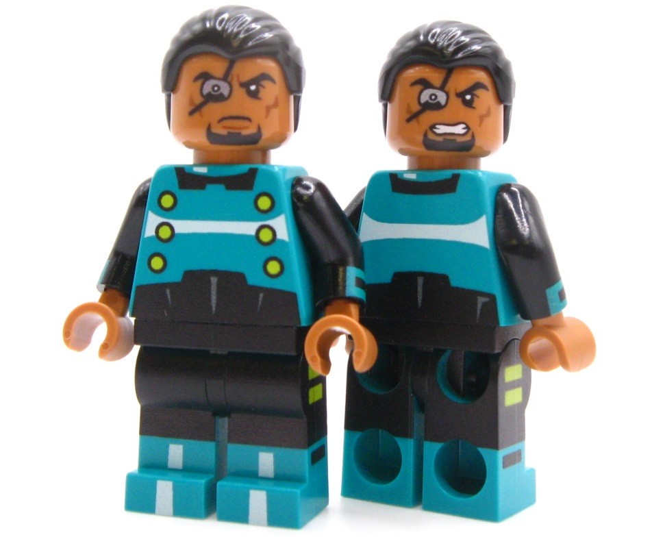 Custom Superman Animated Series Jax-Ur Printed on LEGO® parts