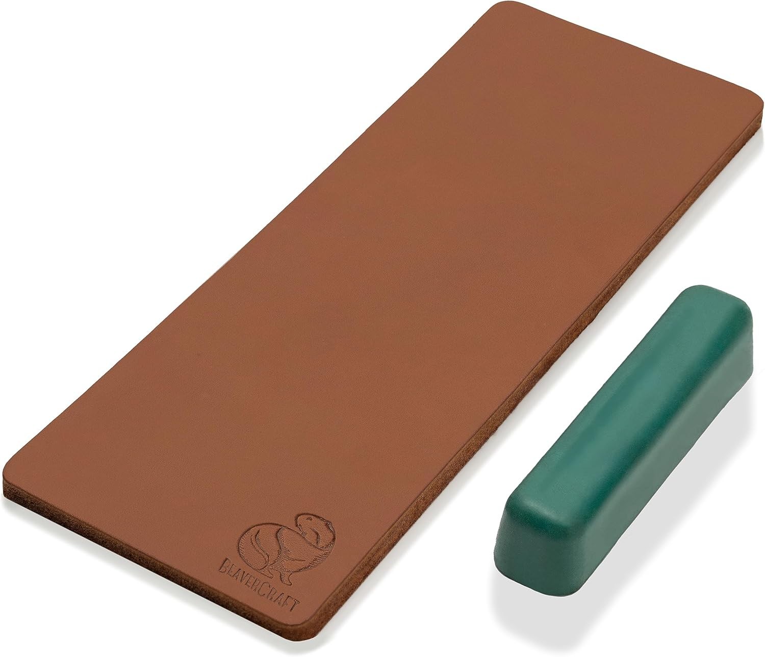Stropping Leather Strop for Knife Sharpening Strop LS2P1 Stropping Kit 3 x 8 IN